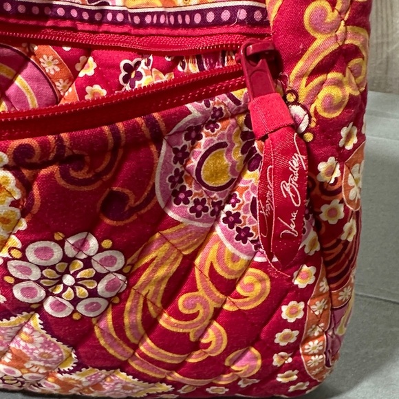 Vera Bradley Retired 2008 “Raspberry Fizz" Crossbody Bag - Picture 2 of 8